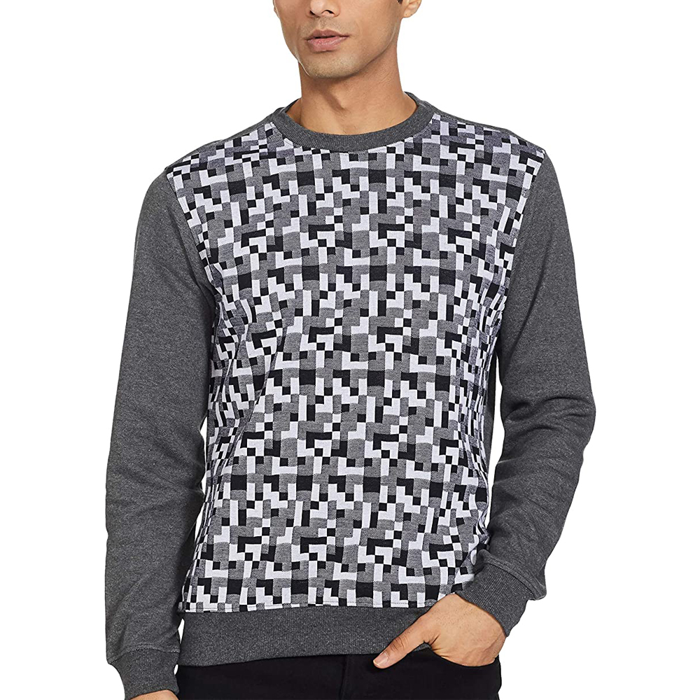 Oversize Unisex Crewneck Men Pullover Sweatshirt