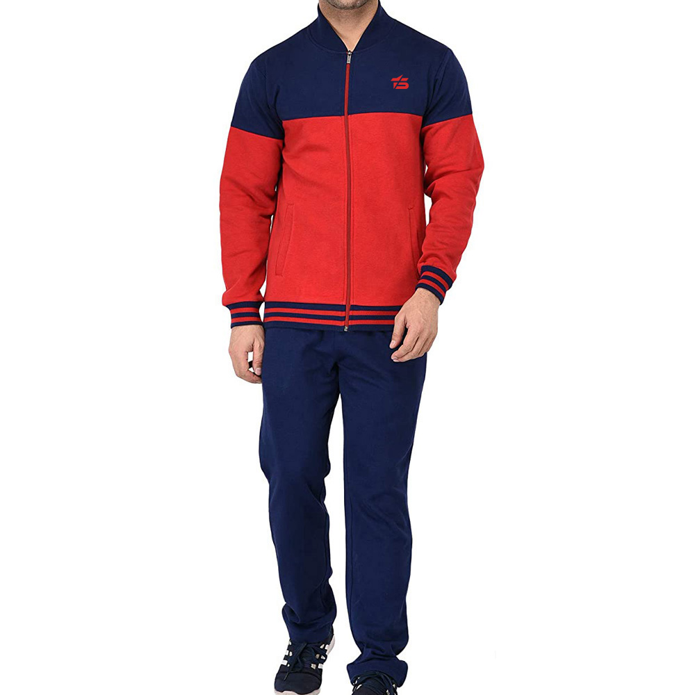 High Quality Two Pieces Mens Jogger Zip Up Tracksuit